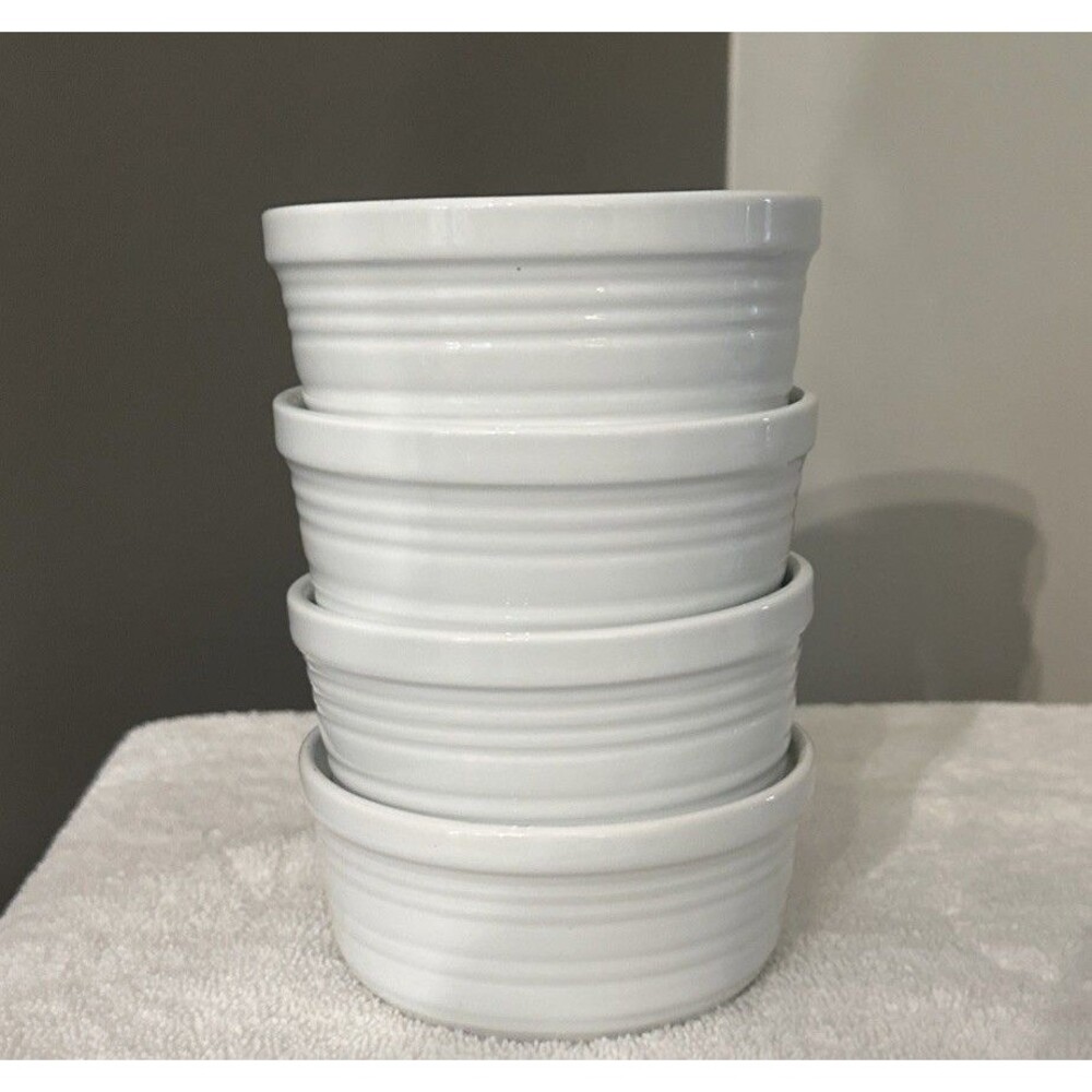 Threshold™ Porcelain Ramekin – White – Set of 4 - 4.5” x 2” 8 Ounce